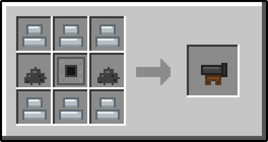Ship Cannon crafting recipe