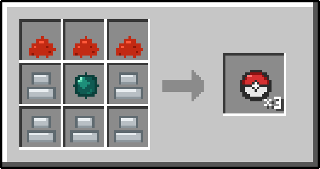 Pokeball crafting recipe