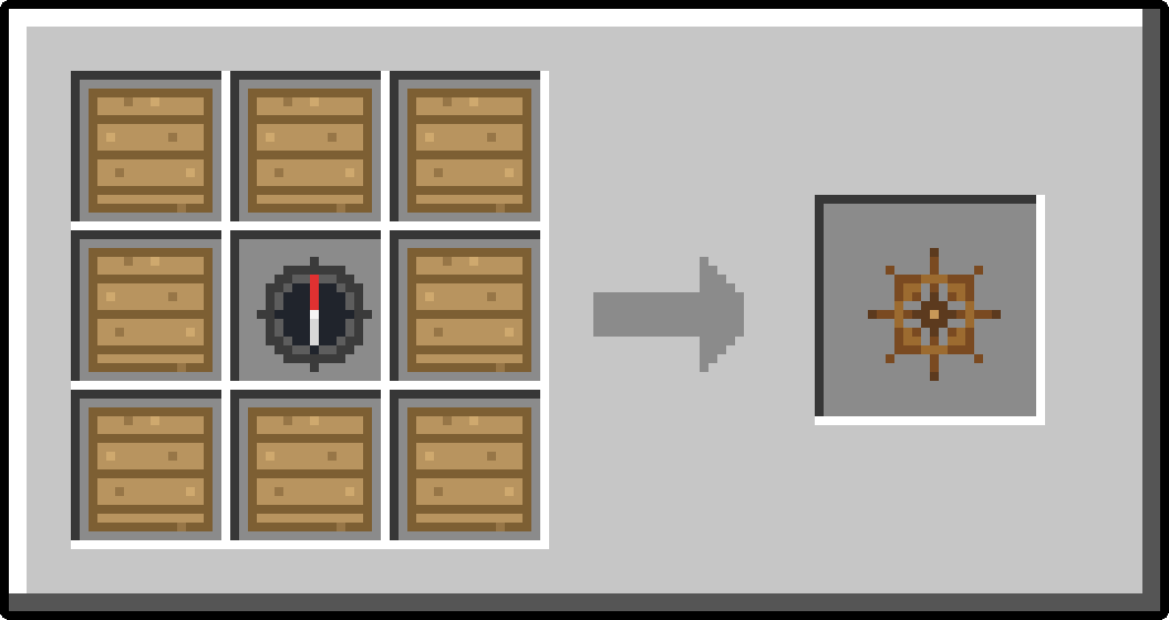 Ship's Helm crafting recipe